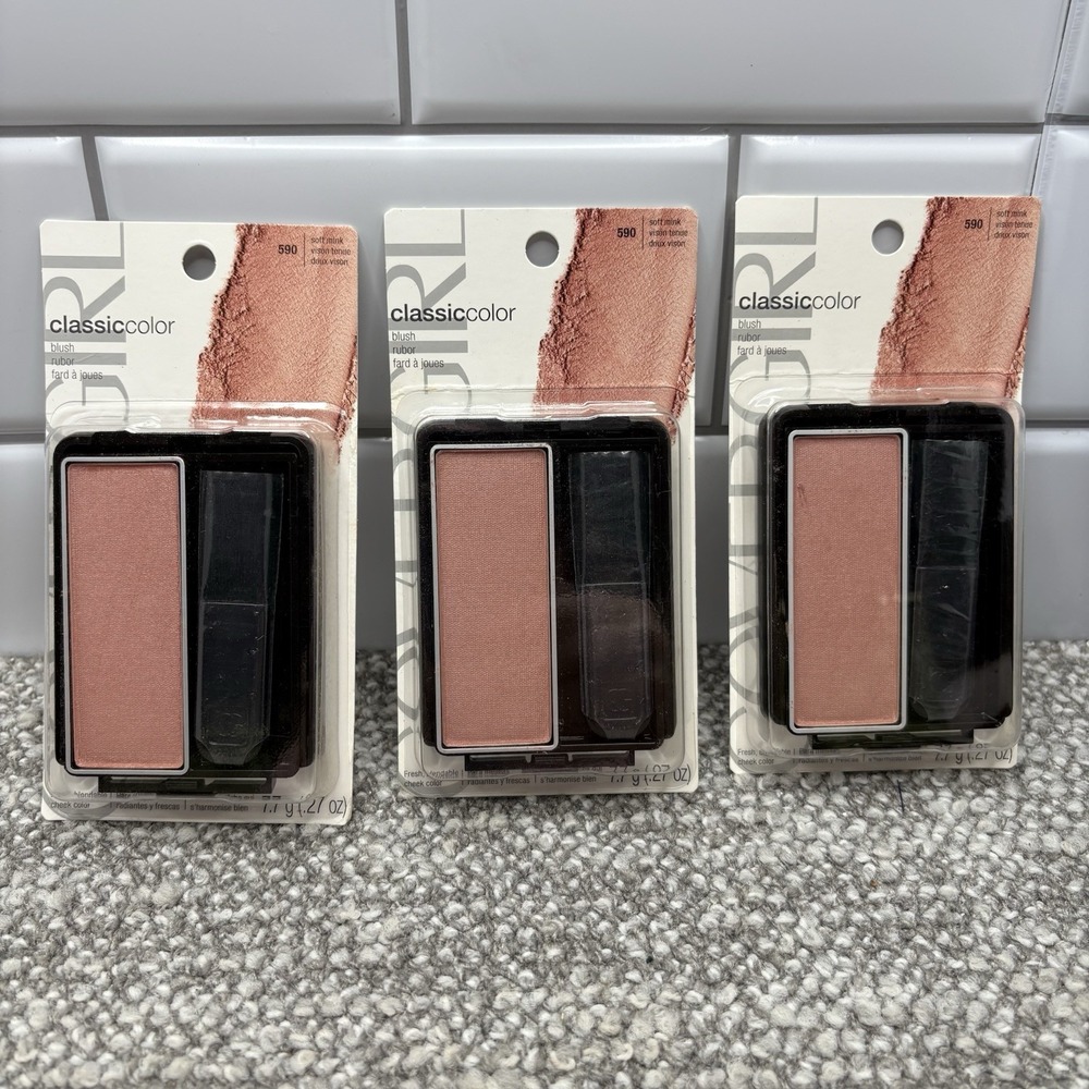 Covergirl Blush Original Pack 590 Soft Mink Sealed New Three Pack‎
